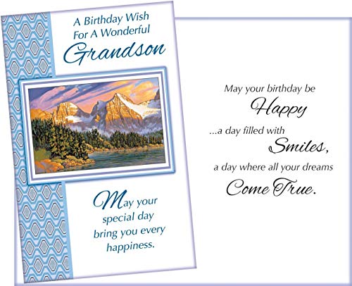 Prime Greetings Happy Birthday Card For Grandson
