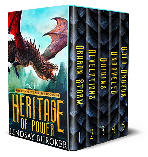 Book Cover Heritage of Power (The Complete Series: Books 1-5): An epic dragon fantasy boxed set