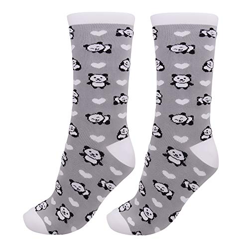 Kawaii Socks Womens Cute Funny Socks Casual Cotton Crew Animal Panda Socks