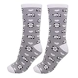Kawaii Socks Panda Crew Socks For Women Cute Funny Casual Cotton Animal Japan Kid's Sock Gift Ideas