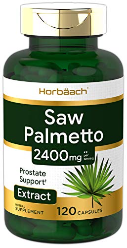 Saw Palmetto Extract | 2400mg | 120 Capsules | Gluten Free Supplement | by Horbaach
