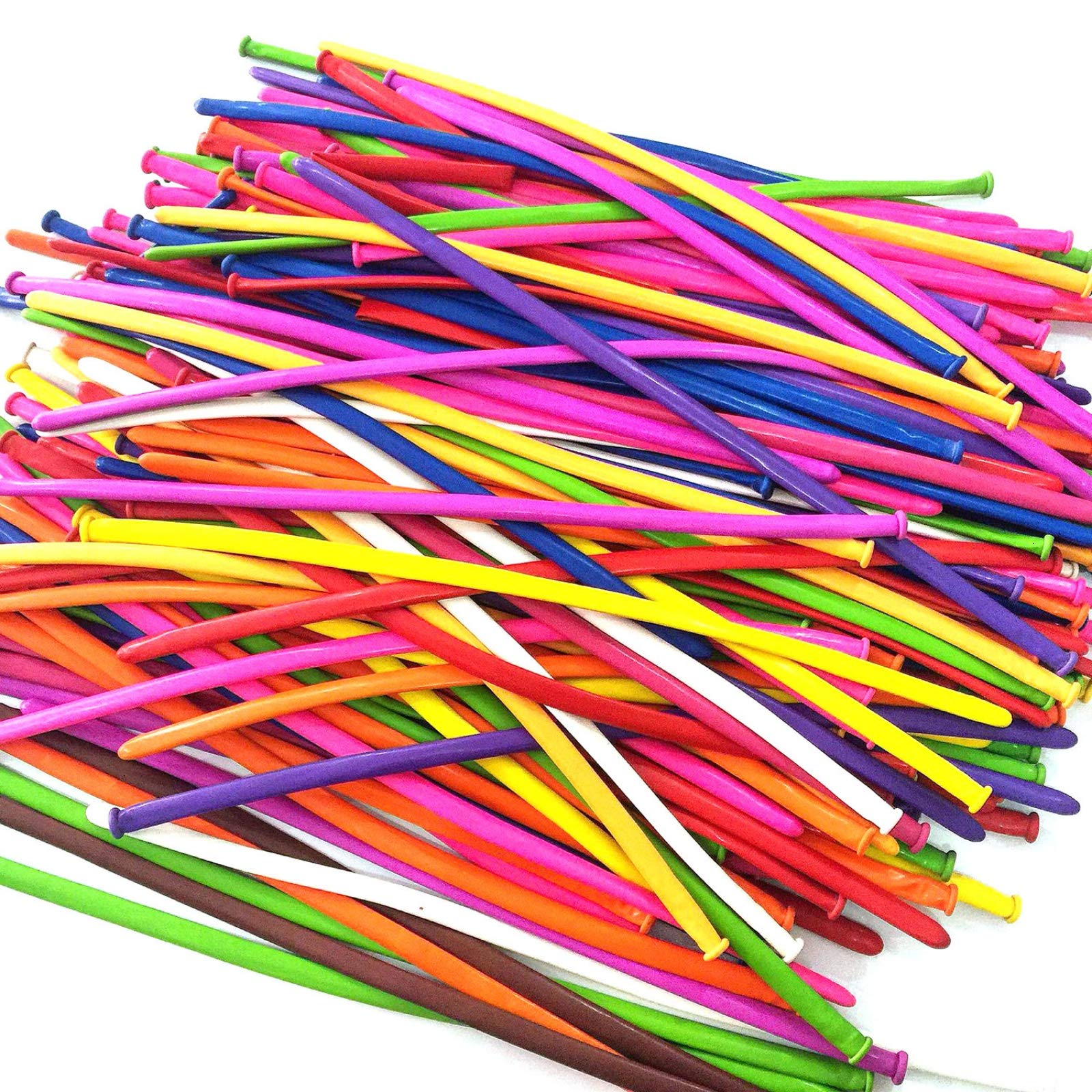 AQUEENLY 260Q Twisting Balloons Latex Long Balloon for Balloon Animals Making, 200 Pieces