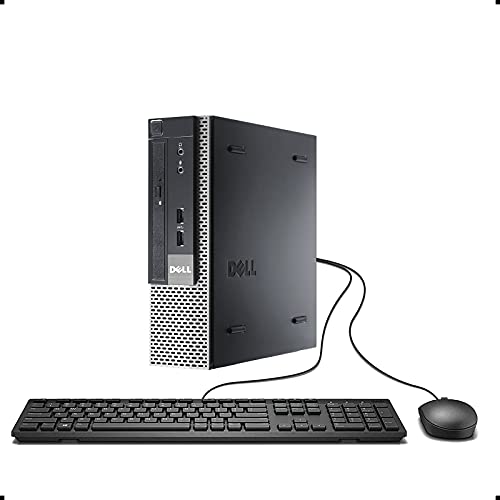 Dell Optiplex 9020 Ultra Small Desktop Computer PC, Intel Core i5-4570S, 16GB Ram, 256GB Solid State SSD, 4K Support, WiFi, Bluetooth, HDMI, Win 10 Pro(Renewed)