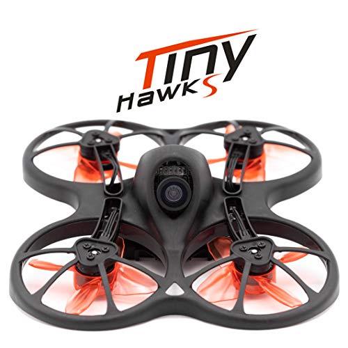 EMAX Tinyhawk S 1-2s Brushless Micro Indoor Racing Drone Whoop 75mm BNF FRSKY Ready to Fly FPV Beginners Durable Inverted Motors Full Acro Level Horizon Mode