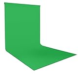 Julius Studio 5 x 10 ft. (W x H) True Chromakey Green Backdrop Background Screen, Soft Micro Fiber Density > 200GSM for Professional Photo Video Studio, A+ Grade Synthetic Fabric, JSAG510