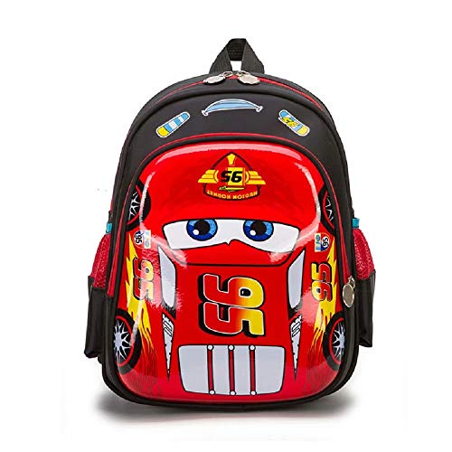 JCBD Hardshell Waterproof Light weight Cars preschool backpack elementary school bag
