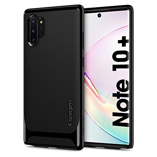 Spigen Neo Hybrid Case Compatible with Samsung Galaxy Note 10 Plus - Shiny Black