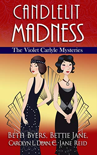 Book Cover Candlelit Madness: A 1920s Historical Mystery Anthology including Violet Carlyle