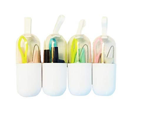 Book Cover Reusable Silicone Straws, Straw Cleaning Brush, Brush Case, Collapsible Straw, Drinking Straw, Travel Straw