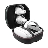 Esimen Carrying Case Compatible for Oculus Quest 2/Oculus Quest VR Gaming Headset and Controllers Accessories Protective Storage Travel Bag(Black)