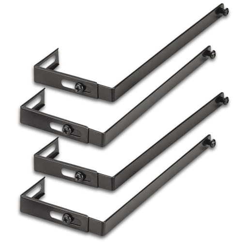 1InTheOffice Cubicle Hangers, Adjustable, 2/Pack