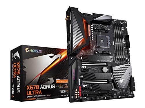 GIGABYTE X570 AORUS Ultra (AMD Ryzen 5000/X570/ATX/PCIe4.0/DDR4/USB3.1/Realtek ALC1220-Vb/Fins-Array Heatsink/RGB Fusion 2.0/3xM.2 Thermal Guard/Gaming Motherboard)