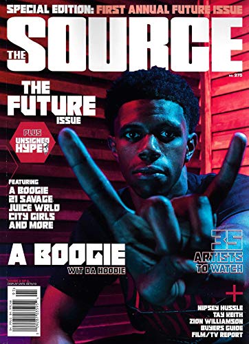 THE SOURCE Magazine (June, 2019) Issue 275, THE FUTURE ISSUE, A BOOGIE WIT DA HOODIE Cover, Nipsey Hussle, Tay Keith, Zion Williamson