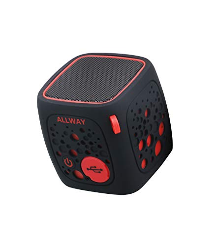 Mini Bluetooth Speakers,ALLWAY Small Bluetooth Speakers Portable Wireless with Loud Stereo Sound,Rich Bass,TF Card Port,164 Feet Bluetooth 5.0 Range for Laptop,MacBook Pro,iPhone,Echo,Car and More