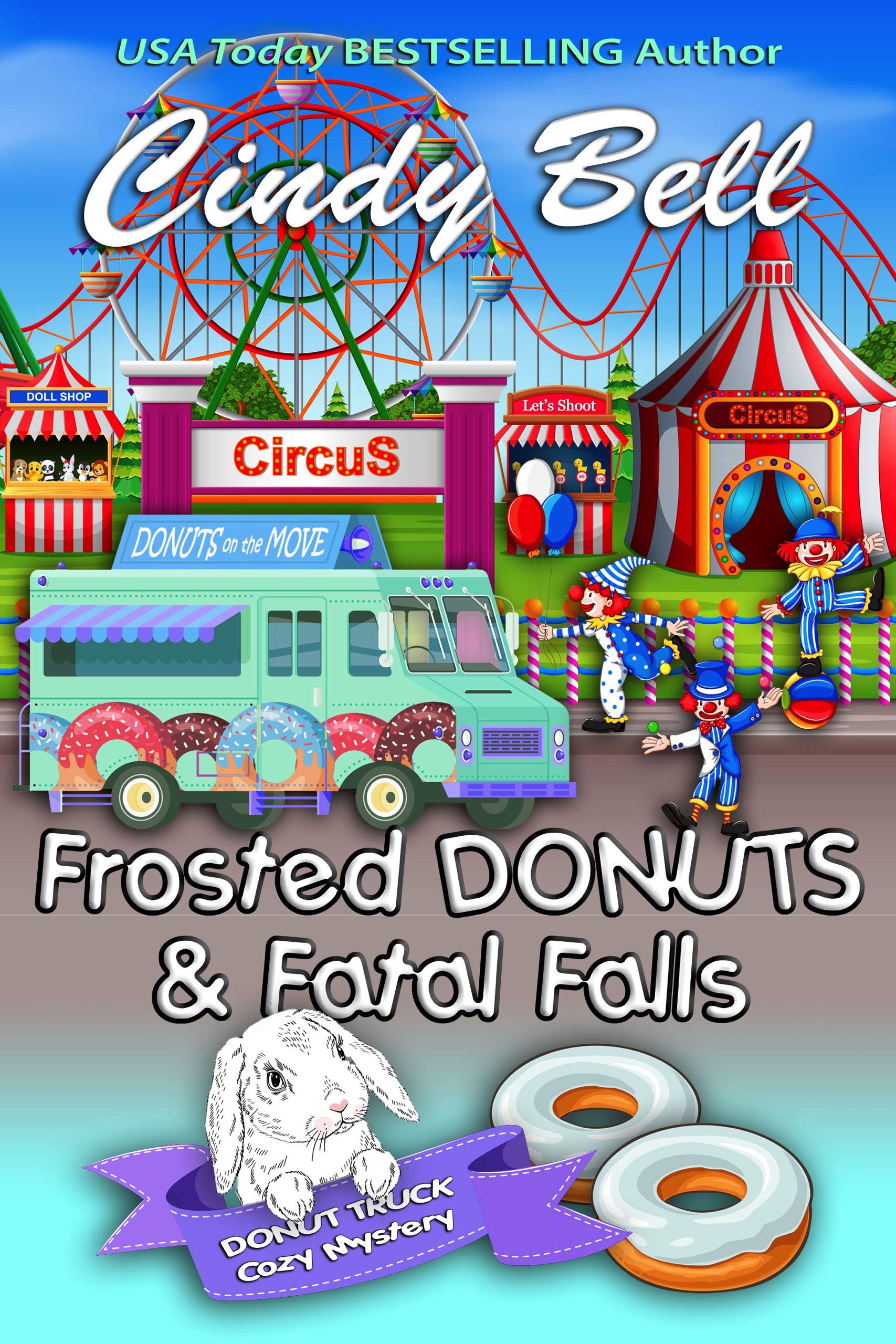 Book Cover Frosted Donuts and Fatal Falls (A Donut Truck Cozy Mystery Book 5)