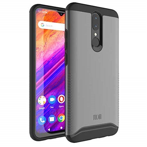 TUDIA BLU G9 Case, [Merge Series] Heavy Duty Extreme Dual Layer Slim Precise Cutouts Phone Case for BLU G9 [NOT Compatible with BLU G9 Pro] (Metallic Slate)