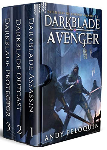 Book Cover Darkblade Avenger : A Dark Epic Fantasy Adventure (Defenders of Legend Omnibus Book 1)
