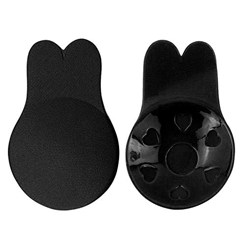 Breast Lift Pasties Invisible Adhesive Bra Reusable Lift Tape Sticky Rabbit Ear