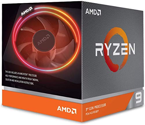 Book Cover AMD Ryzen 9 3900X 12-core, 24-thread unlocked desktop processor with Wraith Prism LED Cooler