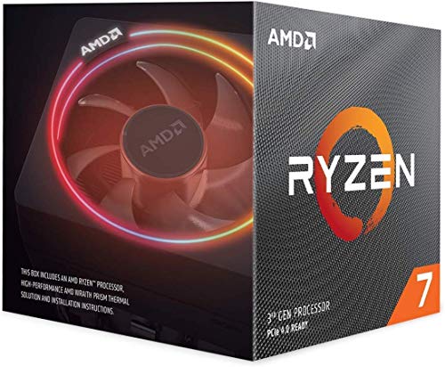 Book Cover AMD Ryzen 7 3700X 8-Core, 16-Thread Unlocked Desktop Processor with Wraith Prism LED Cooler