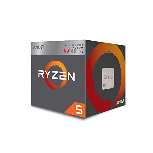 Book Cover AMD Ryzen 5 3400G 4-core, 8-Thread Unlocked Desktop Processor with Radeon RX Graphics
