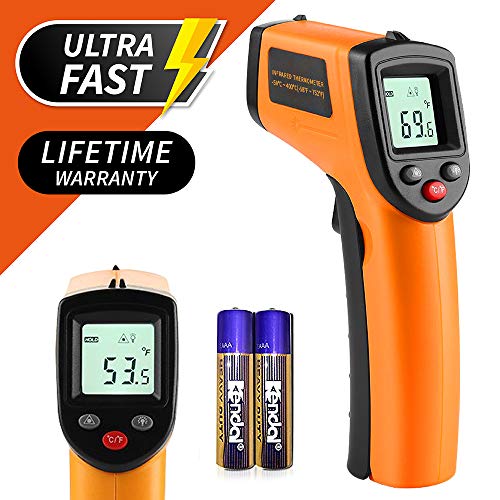 WAINMI Infrared Thermometer, Non-Contact Digital Thermometer Temperature Gun w Laser Hand Tool for Indoor/Outdoor, -58â„‰ï½ž752â„‰ Lasergrip Reading