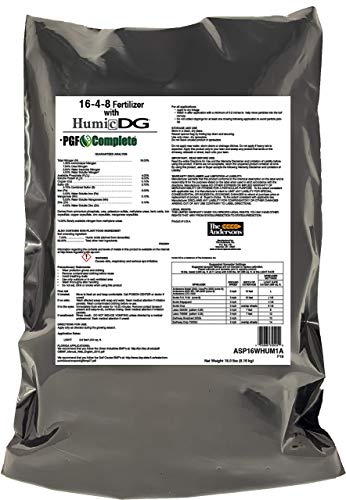 PGF Complete All in One Complete Lawn Fertilizer 16-4-8 with Humic DG (18 lb.)