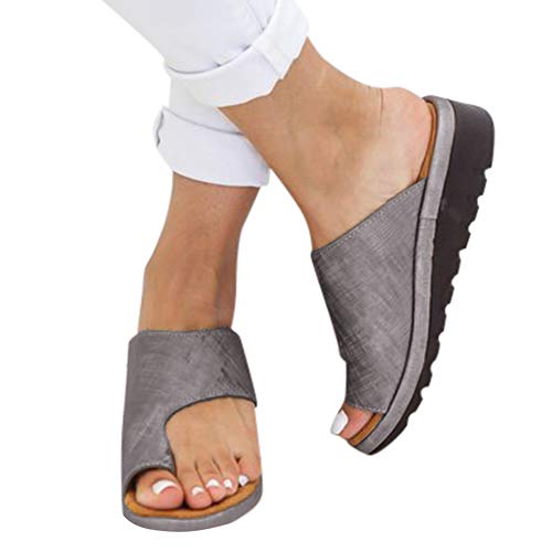 Summer Shoe Gibobby Women's 2019 New Women Comfy Platform Sandal Shoes Summer Beach Travel Shoes Fashion Sandal Ladies Shoes
