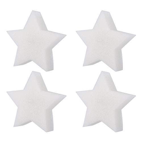 Tearcam Oil Absorbing Sponge, Star Hot Tub Scum Sponge Spa Oil Absorber for Cleaning Swimming Pool, Absorb Oil Slime Grime and Scum (White)