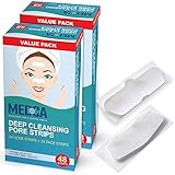 Nose Pore and Face Strips - Blackhead Removing and Pore Unclogging Deep Cleansing Pore Strip Combo Pack, 96 Count Strips