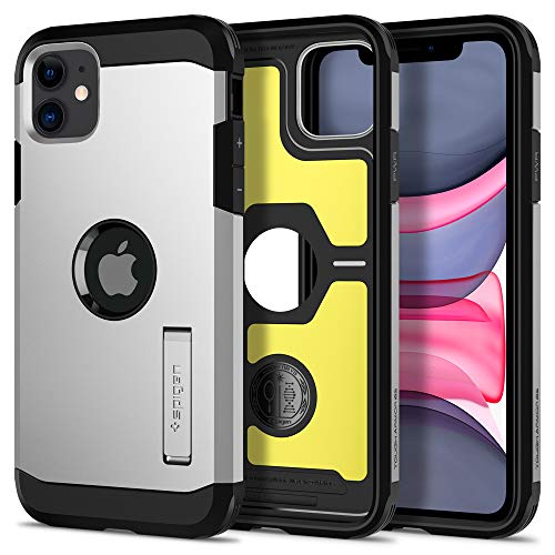 Spigen Tough Armor [Extreme Protection Tech] Designed for iPhone 11 Case (2019) - XP Satin Silver