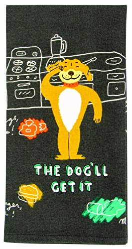 Blue Q: The Dog'll Get It Dish Towel