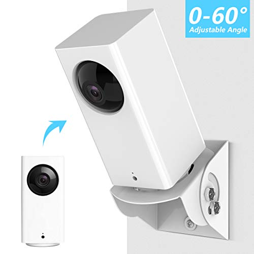 Book Cover Wyze Cam Pan Wall Mount Holder, Boomba Adjustable Aluminum Alloy Indoor and Outdoor Security Mount for Wyze Cam Pan