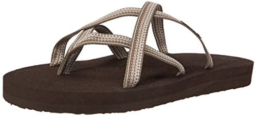 Teva Women's Olowahu Sandal, Antiguous Birch, 9