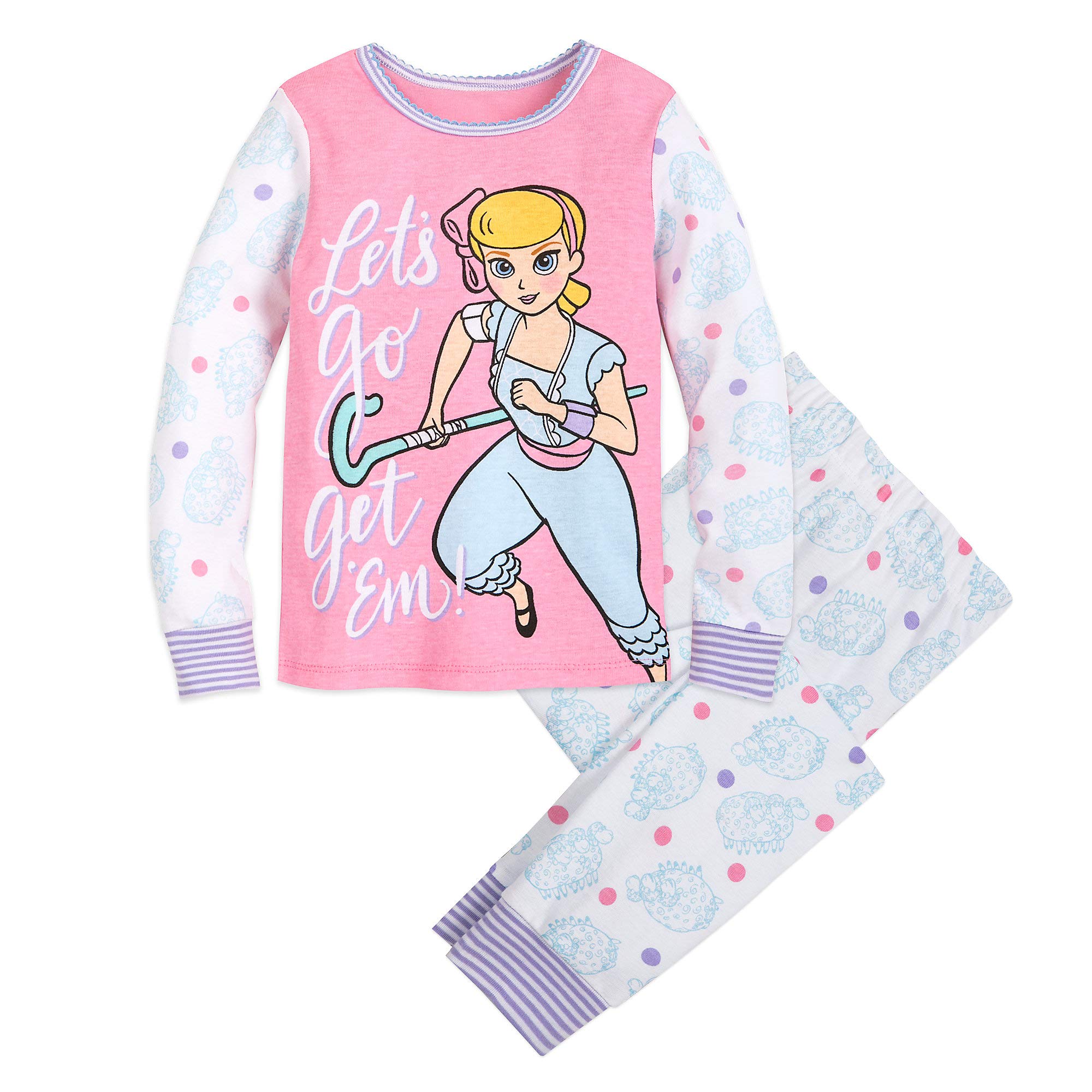Disney Pixar Bo Peep PJ PALS for Girls - Toy Story 4 Size 6 Multi