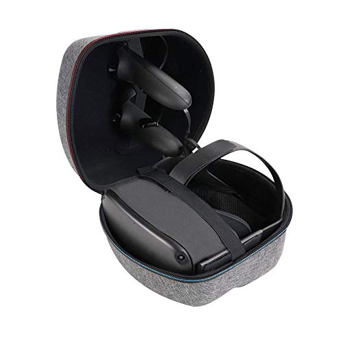 Hard Carrying case for Oculus Quest & Quest 2 All-in-one VR Gaming Headset â€“ 64GB 128GB Protective Storage Travel Box (Grey)