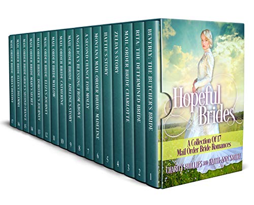 Book Cover Hopeful Brides: A Collection of 17 Mail Order Bride Romances (Hopeful Historical Romances Book 2)
