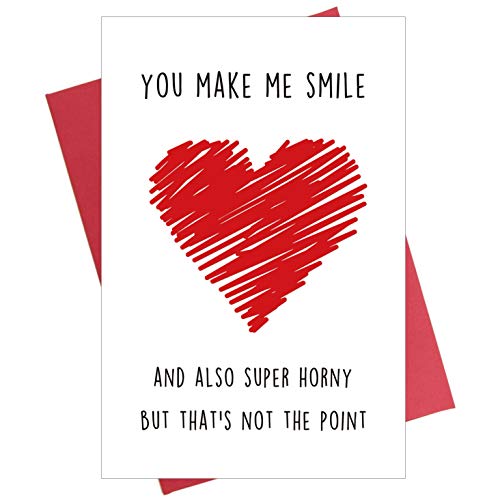 Naughty Anniversary Card, Love Card, Sexy Card for Boyfriend Husband, Girlfriend Raunchy Gift