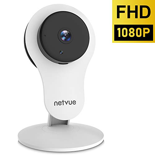 Indoor Camera, 1080P Home Security Camera (2nd Generation) - Wireless Camera with Motion Detection, Cloud Storage 24s Smart-Clip, Two Way Audio, Night Vision Indoor Security Camera Alexa Compatible