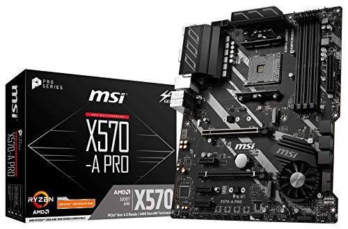 Book Cover MSI X570-A PRO Motherboard (AMD AM4, DDR4, PCIe 4.0, SATA 6Gb/s, M.2, USB 3.2 Gen 2, HDMI, ATX)
