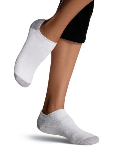 Hanes womens Athletic No-show Socks, 6-pack