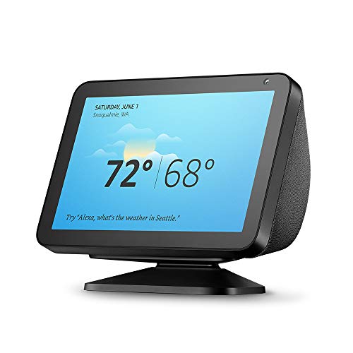 Book Cover Echo Show 8 (1st Gen) Adjustable Stand - Black