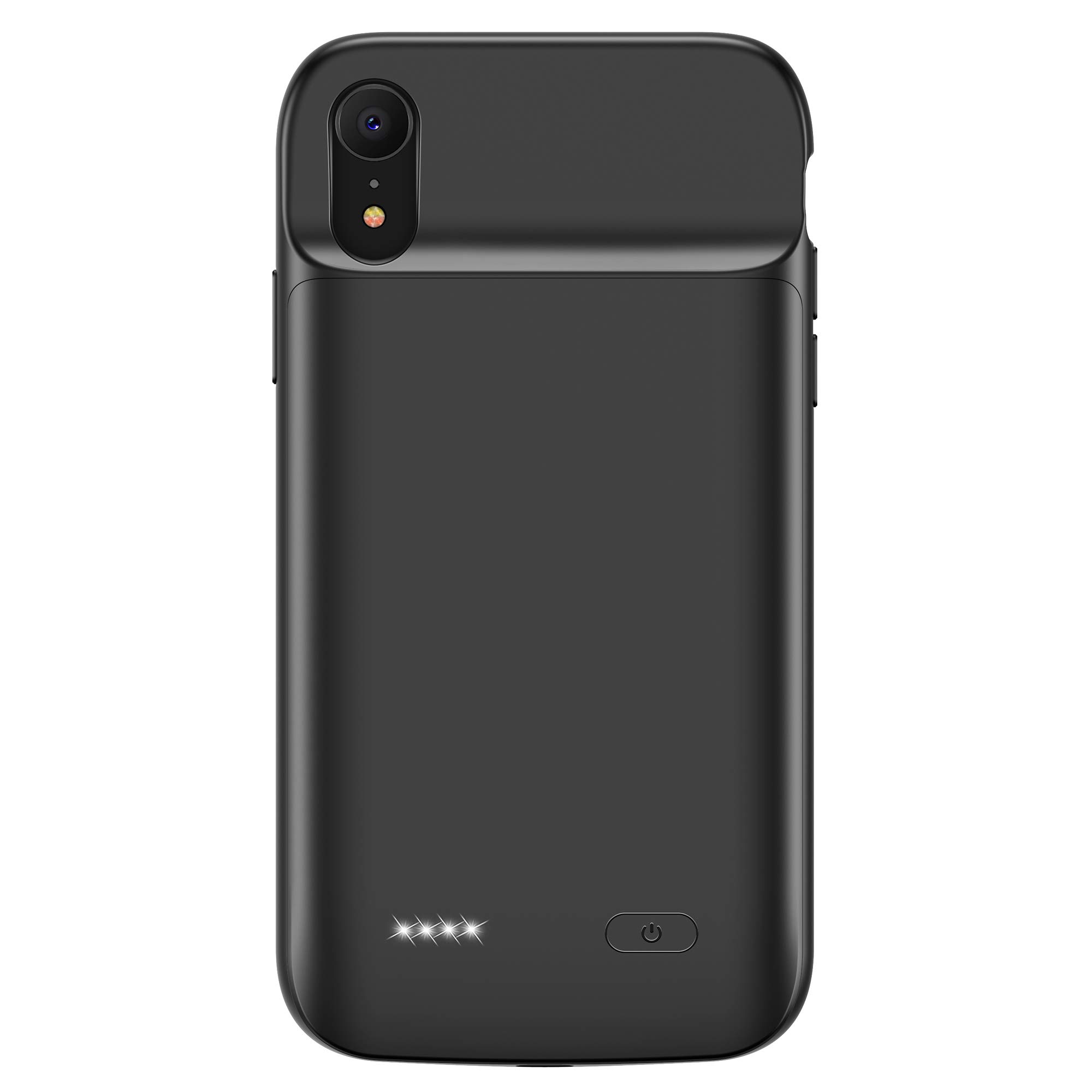 Lonlif Battery case for iPhone XR, 5000mAh Portable Charging Case Rechargeable Protective Charger Case for iPhone XR(Black)