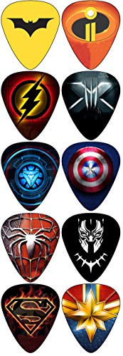 SuperHero Symbol Standard Guitar Picks