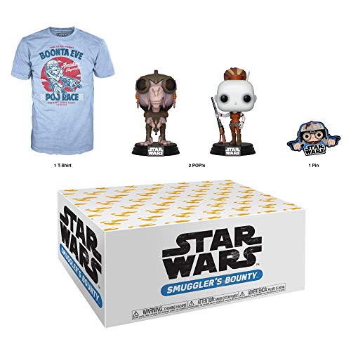 Funko Star Wars Smuggler's Bounty Subscription Box, Podracing Theme, August 2019, Medium T-Shirt, Multicolor