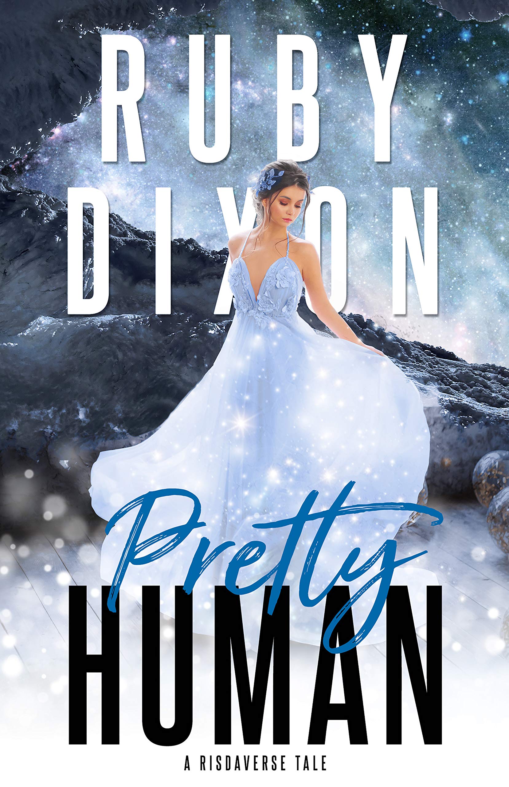 Book Cover Pretty Human: A SciFi Alien Romance Novella (Risdaverse)