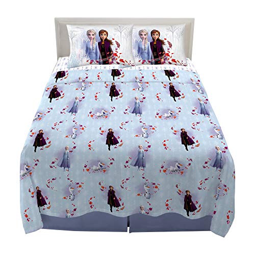 Franco Kids Bedding Super Soft Microfiber Sheet Set, 4 Piece Full Size, Disney Frozen 2