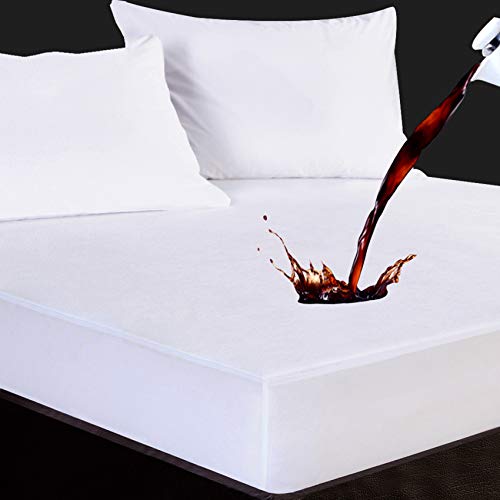 Ruili 2 Pack Full Size Premium 100% Waterproof Mattress Protector-Vinyl Free, Safe Fitted Mattress Protector - 10 Year Quality Assurance