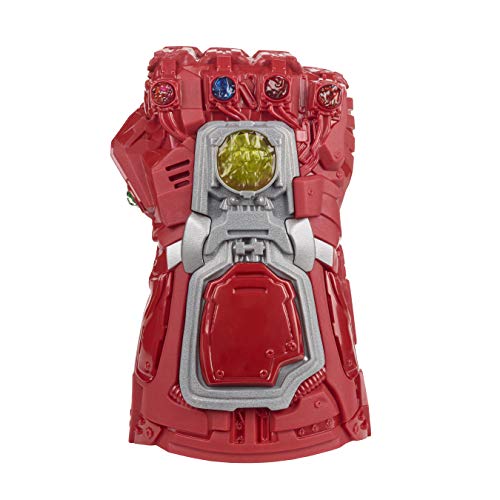 Book Cover Avengers Marvel Endgame Red Infinity Gauntlet Electronic Fist Roleplay Toy with Lights and Sounds for Kids Ages 5 and Up