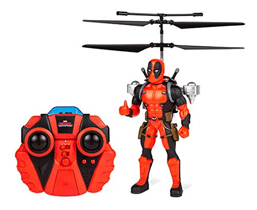 Book Cover Marvel Deadpool 2CH Jetpack Flying Figure IR Helicopter